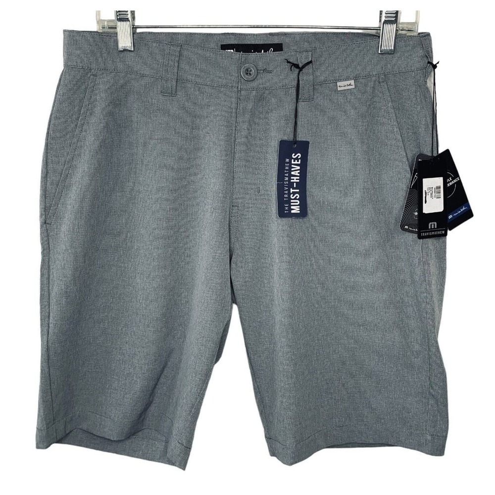 Travis Mathew Beck 9.5L Bermuda Shorts Mens Size 30 NWT $85 Performance Golf